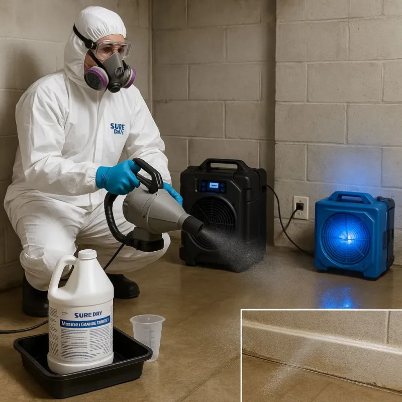 Sanitization and Odor Removal process in Santa Venetia, CA